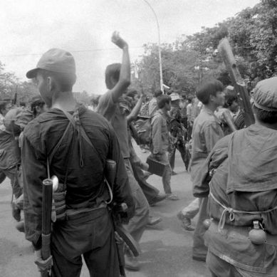The Fall of Phnom Penh to the Khmer Rouge on April 17, 1975