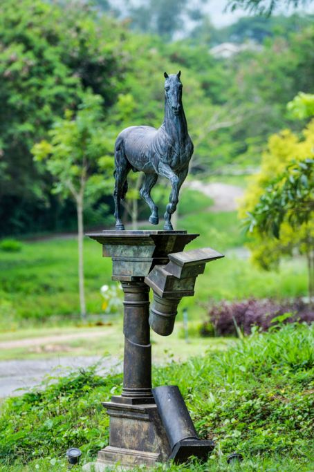 Art pieces in the Khao Yai property